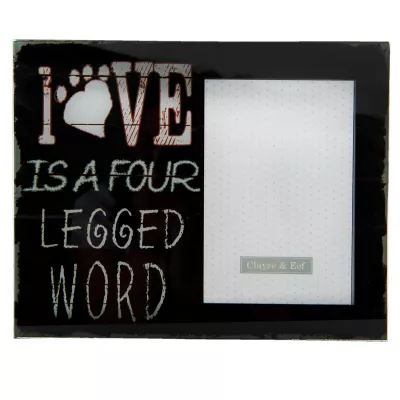 Clayre & Eef Fotorahmen Spruch Love 25x20 / 10x15 cm