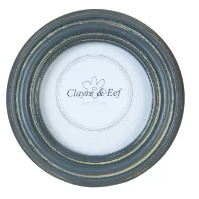 Clayre & Eef Bilderrahmen rund 11x11 /6x9 cm