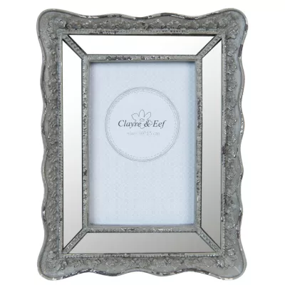 Bilderrahmen grau 17x22 /10x15 cm