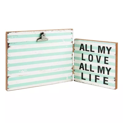 Clayre & Eef Fotorahmen "All my Love All my Life" 30x2x15 cm