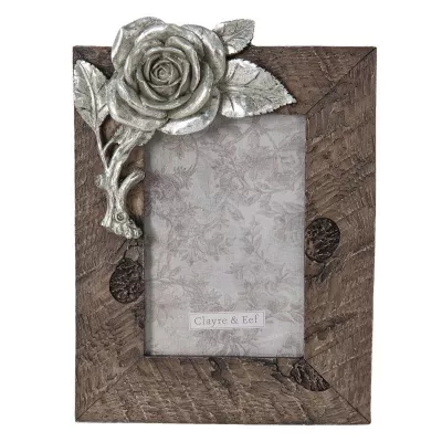 Clayre & Eef Bilderrahmen 17x4x22 cm / 10x15 cm
