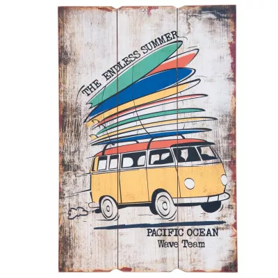 Clayre & Eef Textschild Schild THE ENDLESS SUMMER ca. 40 x 60 x 2 cm