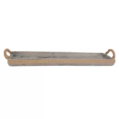 Clayre & Eef Serviertablett grau ca. 72 x 22 x 6 cm
