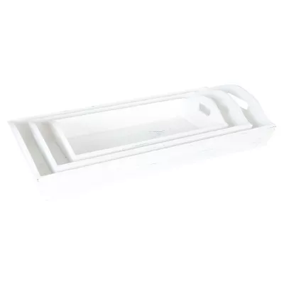Clayre & Eef Tablett (3) 59x32x10/50x27x10/40x21x8 cm