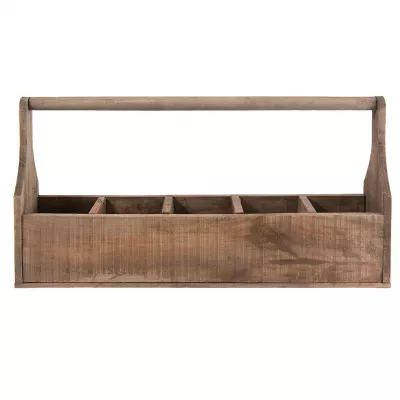 Clayre & Eef Behälter mit Fächern 72x14x38 cm