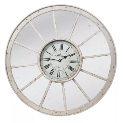 Clayre & Eef Wanduhr Rad ca. Ø 76 x 7 cm