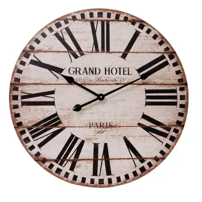 Clayre & Eef Uhr Ø 60x5 cm / 1xAA