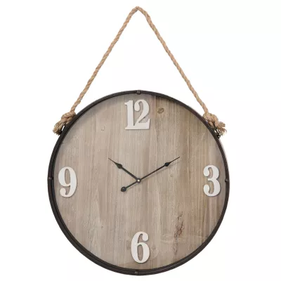 Clayre & Eef Wanduhr Ø 60x7 cm / 1xAA