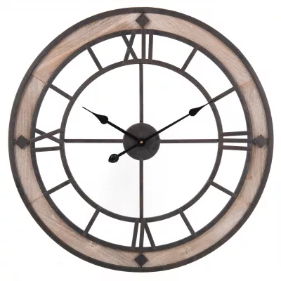 Clayre & Eef Wanduhr Ø 70x4 cm / 1xAA