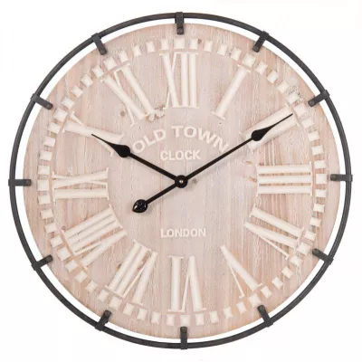 Clayre & Eef Uhr Ø 60x5 cm / 1xAA