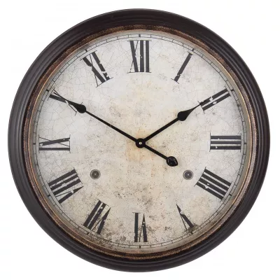 Clayre & Eef Wanduhr Ø 63x10 cm / 1xAA