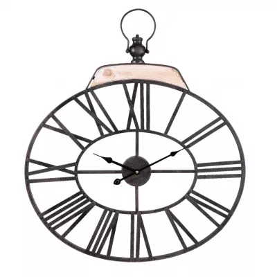 Clayre & Eef Wanduhr 60x3x69 cm / 1xAA