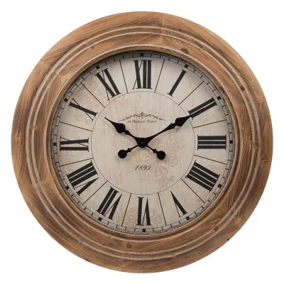 Clayre & Eef Wanduhr Ø 67x6 cm / 1xAA