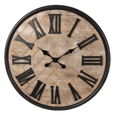 Clayre & Eef Wanduhr Ø 76x5 cm / 1xAA