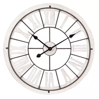 Clayre & Eef Uhr Ø 60x5 cm / 1xAA