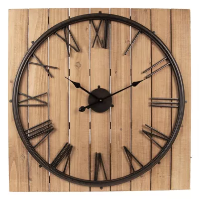 Clayre & Eef Wanduhr 80x5x80 cm / 1xAA