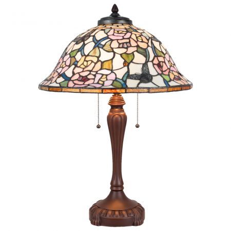 Clayre & Eef Tischlampe Tiffany Ø 46x65 cm E27/max 3x60W