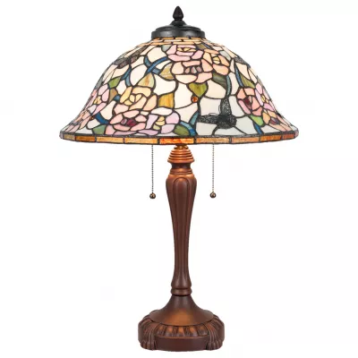 Clayre & Eef Tischlampe Tiffany Ø 46x65 cm E27/max 3x60W