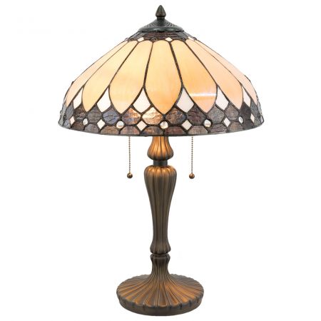 Clayre & Eef Tischlampe Tiffany Ø 41x60 cm E27/max 2x60W