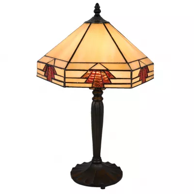 Clayre & Eef Tischlampe Tiffany 31x27x47 cm E27/max 1x60W