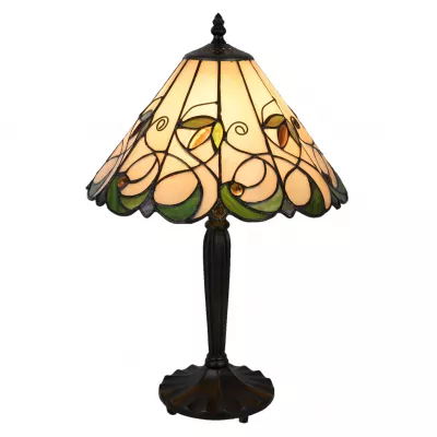 Clayre & Eef Tiffany Tischlampe komplett 31x31x46 cm