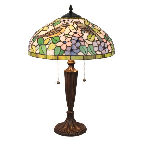 Clayre & Eef Tischlampe Tiffany Ø 41x60 cm E27/max 2x60W