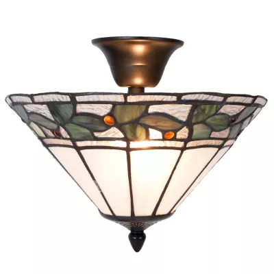 Clayre & Eef Tiffany Wandlampe Rouen Ø 30x24 cm
