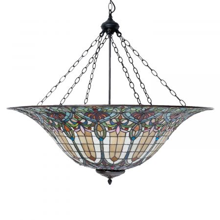 Clayre & Eef Tiffany Deckenlampe Groß Ø 96 cm