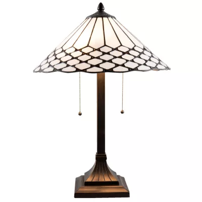 Clayre & Eef Tischlampe Tiffany Ø 41x58 cm E27/max 2x60W