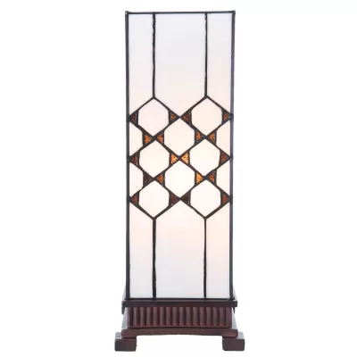 Clayre & Eef Tischlampe Tiffany 17x17x44 cm E27/max 1x40W