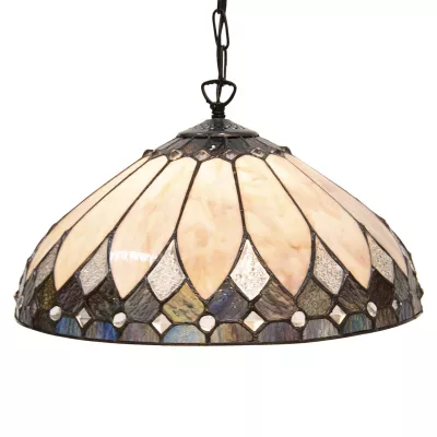 Clayre & Eef Hängelampe Tiffany Ø 40 cm E27/max 1x60W
