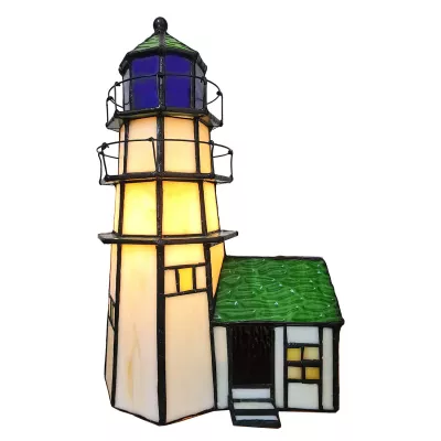 Clayre & Eef Tischlampe Tiffany 15x15x25 cm E14/max 1x25W