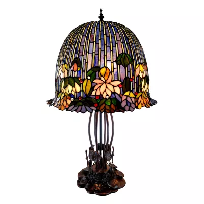 Clayre & Eef Tischlampe Tiffany 45x45x75 cm E27/max 3x60W