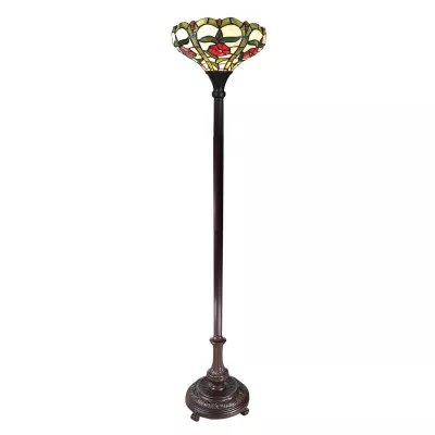 Clayre & Eef Stehlampe Tiffany Ø 31x186 cm E27/max 1x60W
