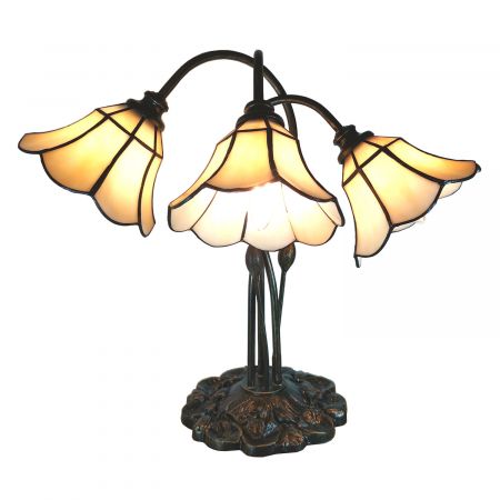 Clayre & Eef Tischlampe Tiffany 46x28x63 cm E14/max 3x25W