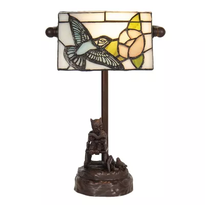 Clayre & Eef Schreibtischlampe Tiffany 17x15x28 cm E14/max 1x25W