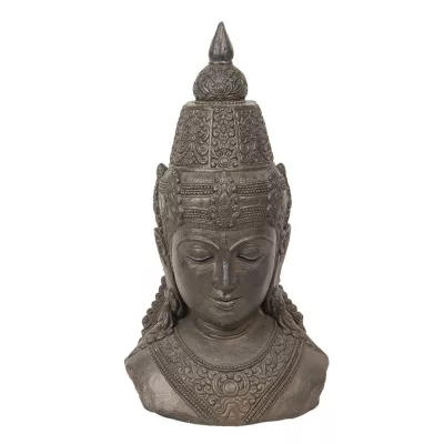 Clayre & Eef Dekoration Buddha Kopf 40x29x71 cm