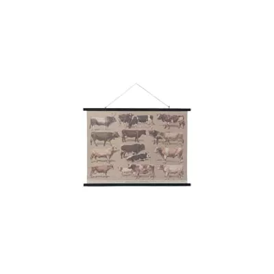 Clayre & Eef Wandkarte 105x2x76 cm
