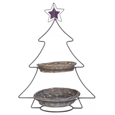 Clayre & Eef 2 Tier stand 45x28x63 cm
