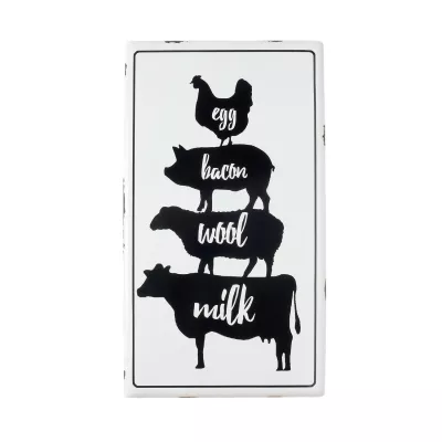 Clayre & Eef Textschild 50x1x91 cm