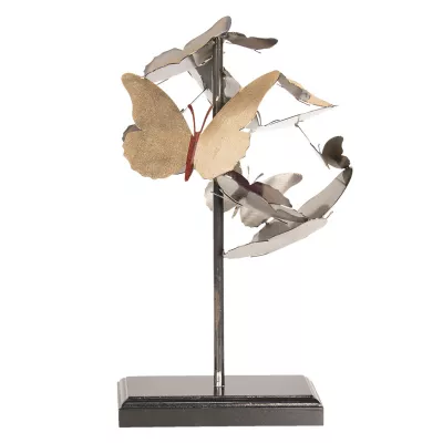 Clayre & Eef Dekoration Schmetterlinge 28x29x45 cm