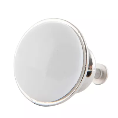 Möbelknopf Knauf Griff weiß ca. Ø 3 cm