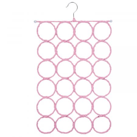 Aufhänger für Schals rosa ca. 38 cm