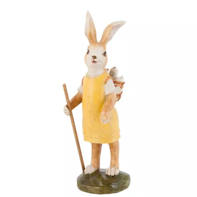 Hase Kleid gelb ca. 22 cm