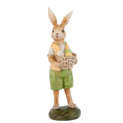 Clayre & Eef Hase Körbchen Ostereier Hose grün ca. 22 cm