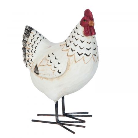 Clayre & Eef Dekohuhn Figur Huhn Henne ca. 20 cm