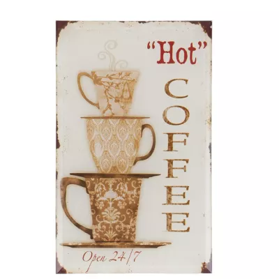 Clayre & Eef Textschild 10x17 cm