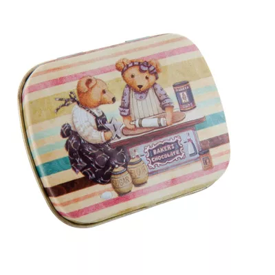 Clayre & Eef Schatulle Teddys ca. 6 x 1 x 5 cm