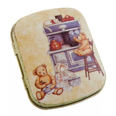 Clayre & Eef Schatulle Teddys ca. 6 x 1 x 5 cm