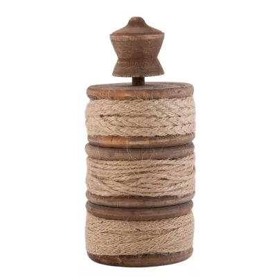 Clayre & Eef Seilhalter Holz braun ca. Ø 7 x 15 cm